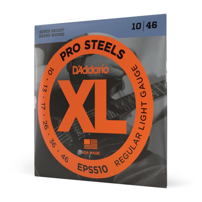 Encordoamento Guitarra 10-46 D Addario XL Pro Steels EPS510 1