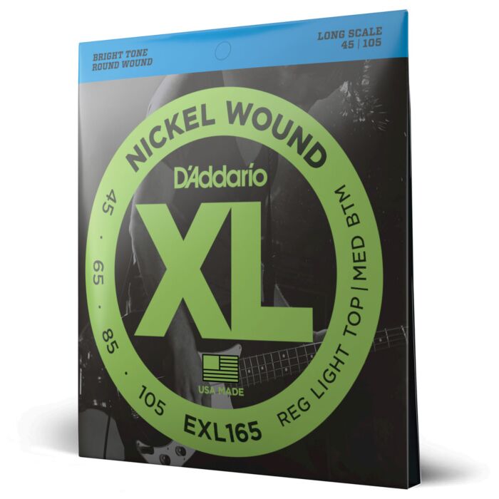 Encordoamento Baixo 4C 45-105 D Addario XL Nickel EXL165 1