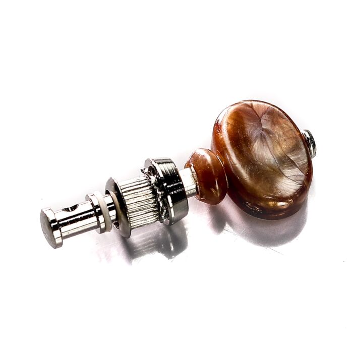 Tarraxa Para Ukulele Niquelada/Marrom Spirit JU99-NI-BW-R2L2 1