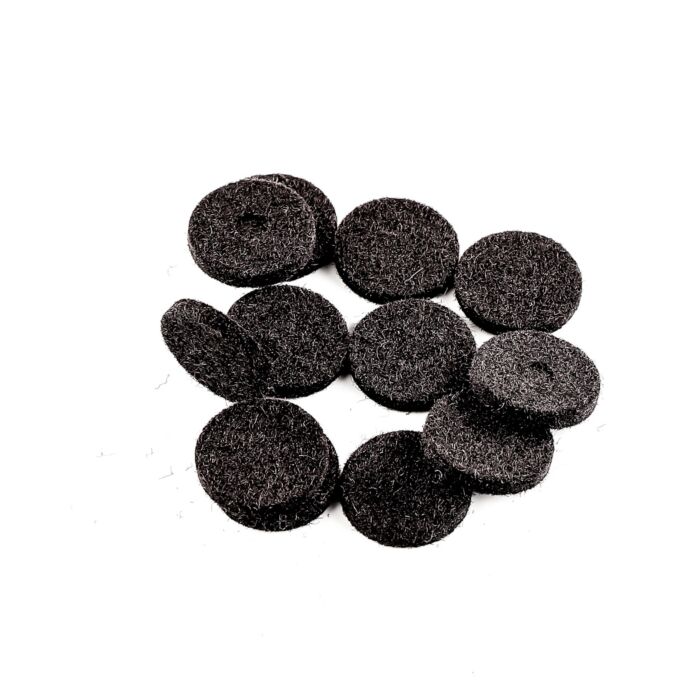 Feltro Roldanas Instrumentos Preto (12 Peças) Spirit FW-BLK 1