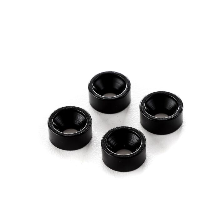 Bucha Trocolos Instrumentos Preta (4 Peças) Spirit JTG-BK 1