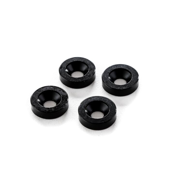 Bucha Trocolos Instrumentos Preta (4 Peças) Spirit JTB-BK 1