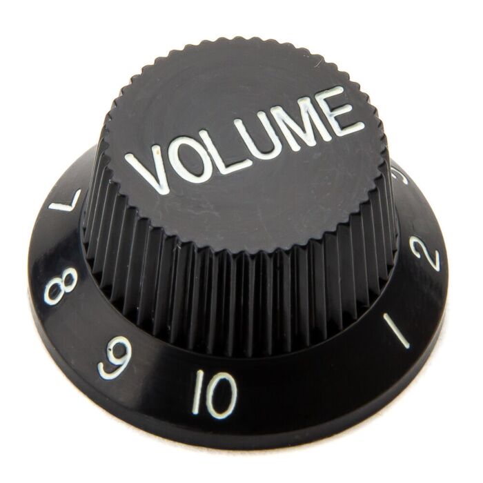 Knob Plástico Instrumentos Volume (3 Peças) Spirit PSV-V-BK 1