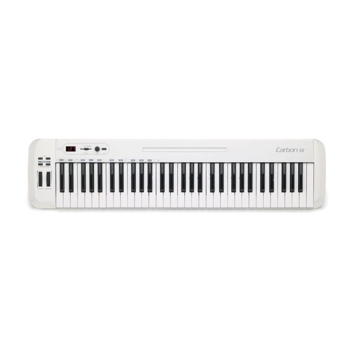 Controlador Midi USB 61 Teclas Branco Samson Carbon 61 1