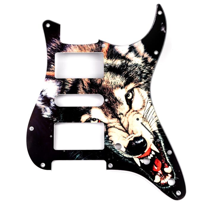 Escudo Para Guitarra Am Strat HSH Lobo Ártico 120-WF 1