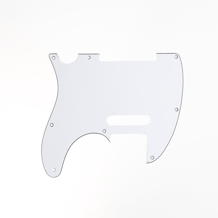 Escudo Para Guitarra Tele 62  Branco 3P Spirit 310-WH 1