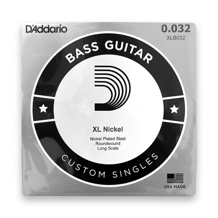 Corda Avulsa Baixo .032 D Addario XL Nickel Electric XLB032 1