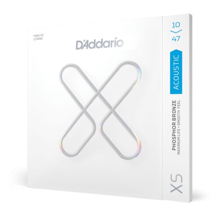 Encordoamento Violão Aço 12 Revestido D Addario XSAPB1047-12 1