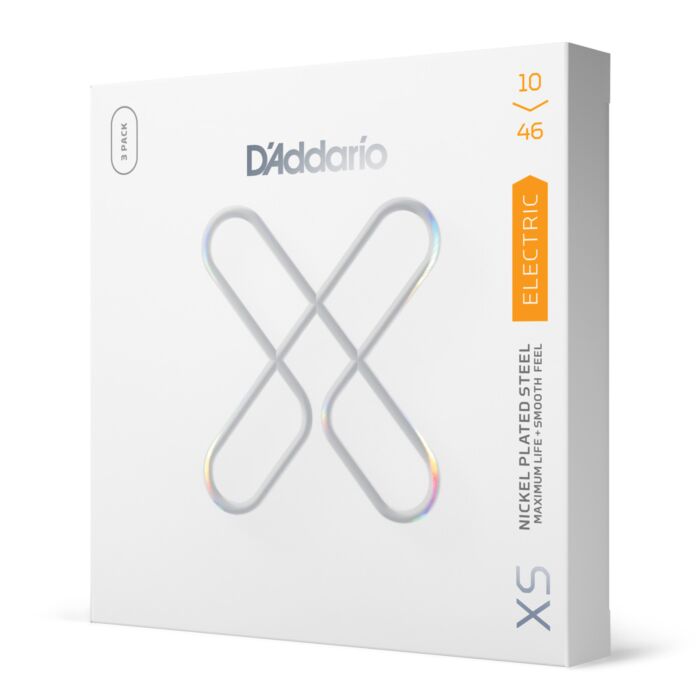 Encordoamento Guitarra Revestido 10-46 (3 Jogos) DAddario XS 1