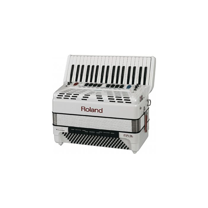 O Roland FR-3 White V-Accordion é um acordeon profissional de alta qualidade, projetado para músicos exigentes que buscam um instrumento versátil e de fácil manuseio. Com um design moderno e elegante, este acordeon oferece uma ampla variedade de sons e re