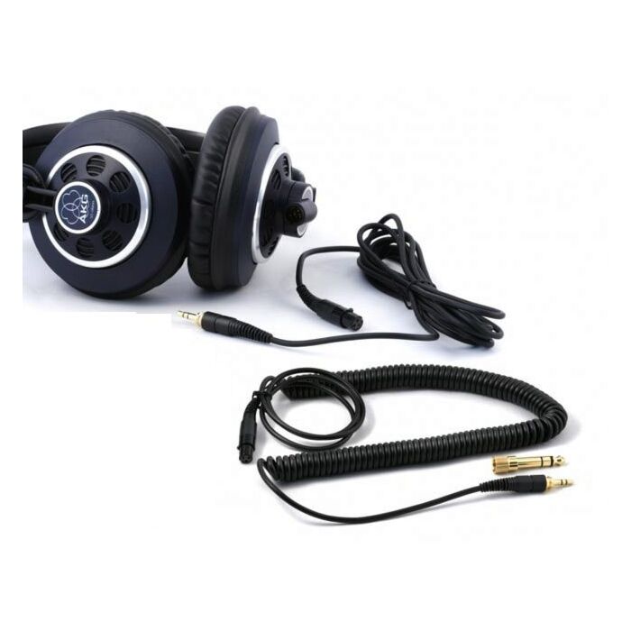 Akg k240 mkii fone Headphone com tecnologia Varimotion  e transducers XXL de baixa impedância-akg k240 mkii fone ID-1996