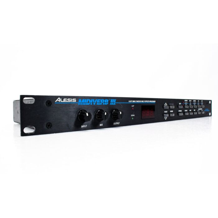 O Alesis Midiverb III é um processador de efeitos de alta qualidade, ideal para estúdios profissionais e músicos exigentes. Com uma ampla variedade de efeitos disponíveis, este equipamento é capaz de transformar completamente o som de qualquer instrumento O Alesis Midiverb III é um processador de efeitos de alta qualidade, ideal para estúdios profissionais e músicos exigentes. Com uma ampla variedade de efeitos disponíveis, este equipamento é capaz de transformar completamente o som de qualquer instrumento