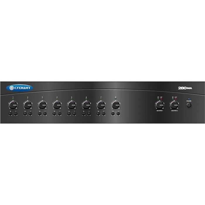 O amplificador Crown 280MA 127V é um equipamento de áudio profissional de alta qualidade e potência. Ideal para uso em shows, estúdios de gravação e eventos ao vivo, este amplificador é capaz de fornecer um som limpo e nítido, sem distorções ou ruídos ind
