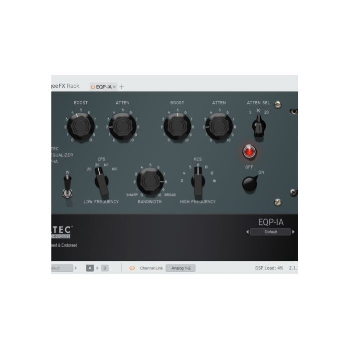 Equalizador de programa Pultec EQP-1A - Apogee EQP-1A - Apogee Digital  | EQ-Apogee EQP-1A - Apogee Digital  | EQ ID-86233