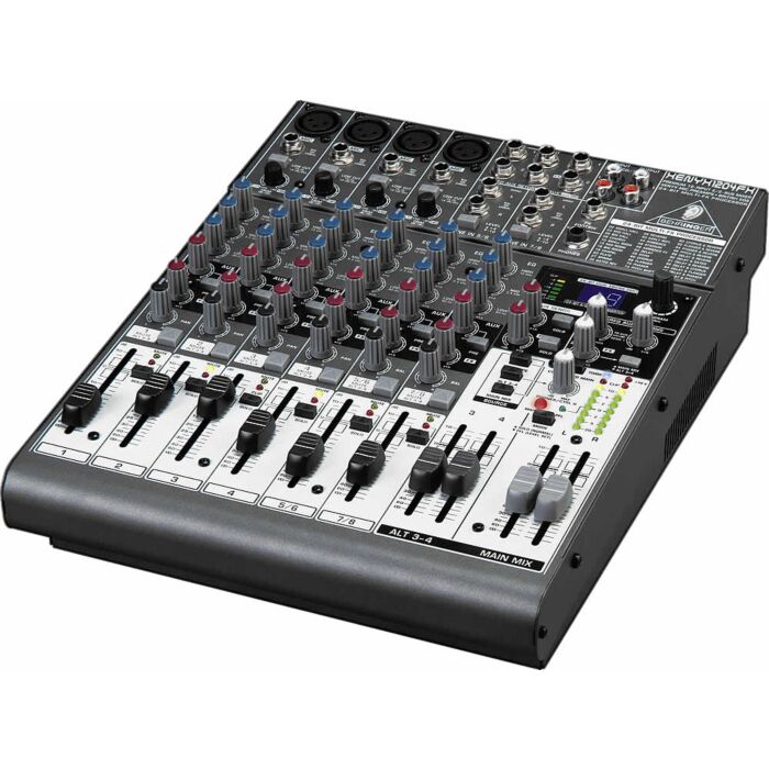 O Behringer Xenyx 1204FX é um mixer analógico de áudio profissional, ideal para estúdios de gravação, apresentações ao vivo e eventos. Com sua série UB, a Behringer já vendeu mais de um milhão de unidades, tornando-se uma das mais populares do mercado. Al O Behringer Xenyx 1204FX é um mixer analógico de áudio profissional, ideal para estúdios de gravação, apresentações ao vivo e eventos. Com sua série UB, a Behringer já vendeu mais de um milhão de unidades, tornando-se uma das mais populares do mercado. Al