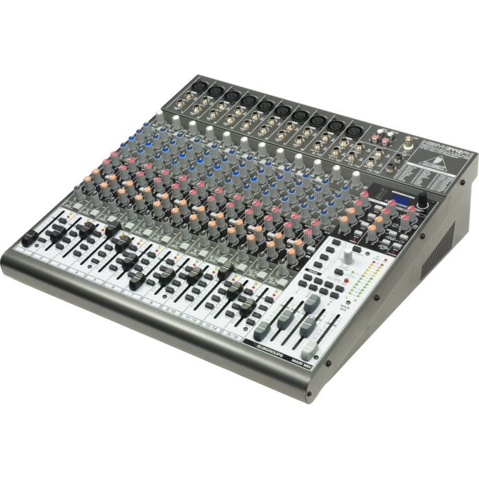 O mixer Behringer Xenyx 2442FX é uma excelente opção para quem busca qualidade e versatilidade em um equipamento de áudio. Com 24 canais, 4 subgrupos e 4 auxiliares, ele permite a conexão de diversos instrumentos e dispositivos, além de contar com efeitos O mixer Behringer Xenyx 2442FX é uma excelente opção para quem busca qualidade e versatilidade em um equipamento de áudio. Com 24 canais, 4 subgrupos e 4 auxiliares, ele permite a conexão de diversos instrumentos e dispositivos, além de contar com efeitos