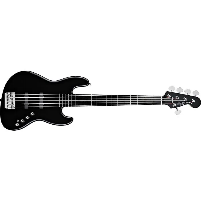 ベース squier Deluxe Jazz Bass Active Fender Baixo Fender Squier Deluxe Jazz Bass Iv Active Black