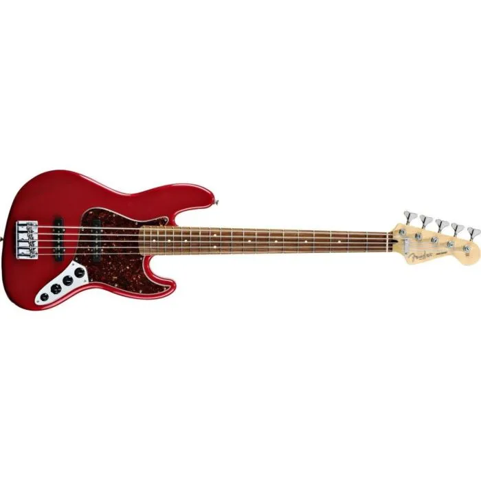 contrabaixo fender jazz bass v active mex deluxe series - Candy A