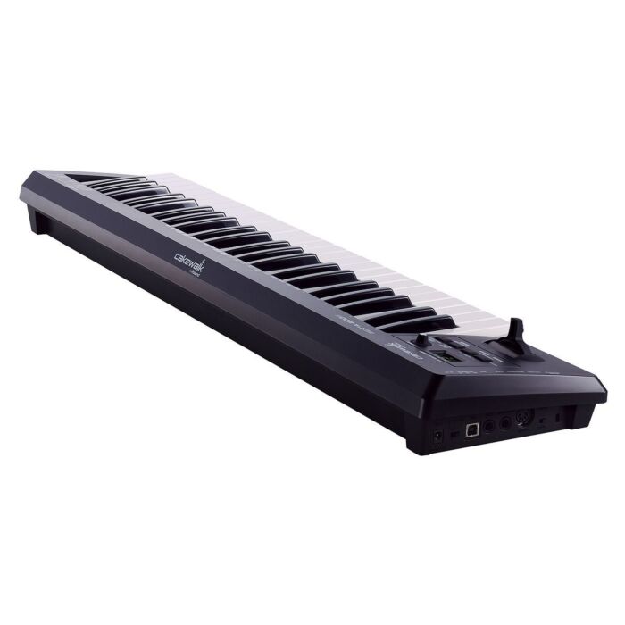 O Roland A-500S é um controlador MIDI compacto e versátil, ideal para músicos e produtores que buscam uma solução prática e eficiente para controlar seus softwares e equipamentos de áudio. Com 49 teclas sensíveis à velocidade, 8 pads programáveis, 9 knobs