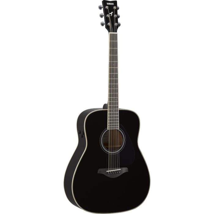 Violão Acústico Transacoustic Cordas Em Aço Fg Ta Bl Preto Yamaha 1