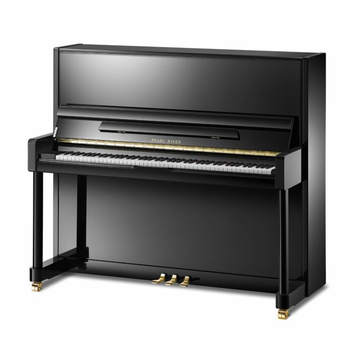 Comprar EU131 Pearl River Piano Acústico Vertical Preto Polido com Banqueta| Teclacenter - 1