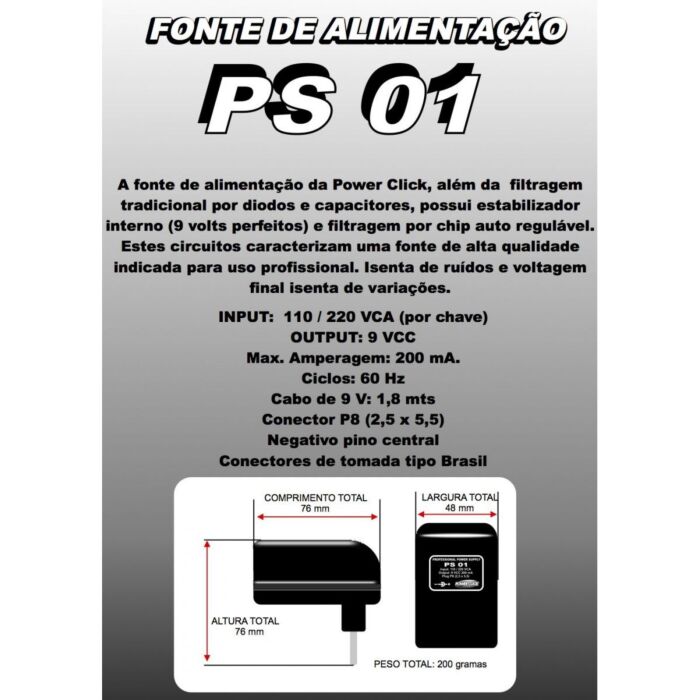 A fonte de alimentação Power Click PS-01 é uma excelente opção para quem busca um produto de qualidade e eficiência. Com potência de 500W, ela é capaz de fornecer energia estável e segura para diversos tipos de equipamentos eletrônicos. Além disso, conta A fonte de alimentação Power Click PS-01 é uma excelente opção para quem busca um produto de qualidade e eficiência. Com potência de 500W, ela é capaz de fornecer energia estável e segura para diversos tipos de equipamentos eletrônicos. Além disso, conta