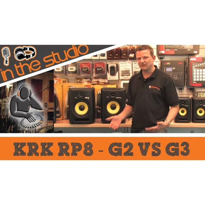 KRK Rokit 8 G3 ペア KRK Rokit 8 RP-8 G3 Monitor (PAR) - Usado | TeclaCenter