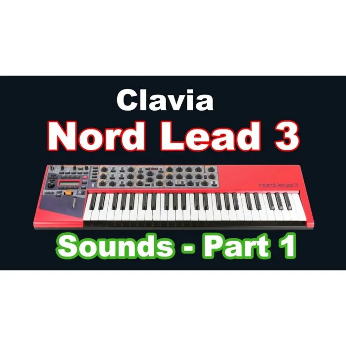 Sintetizador Nord Lead 3 - Som analógico e digital em um só equip