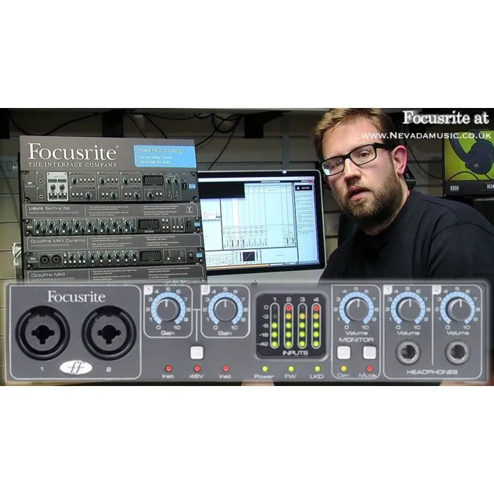 DJ機材 Focusrite Saffire PRO 24 DSP Interface de Áudio Focusrite Saffire Pro 24 DSP para