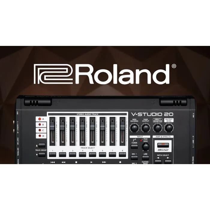 ギター Roland V-STUDIO20 CONHEÇA O ESTÚDIO PORTÁTIL V-STUDIO 20 - CAKEWALK DA ROLAND
