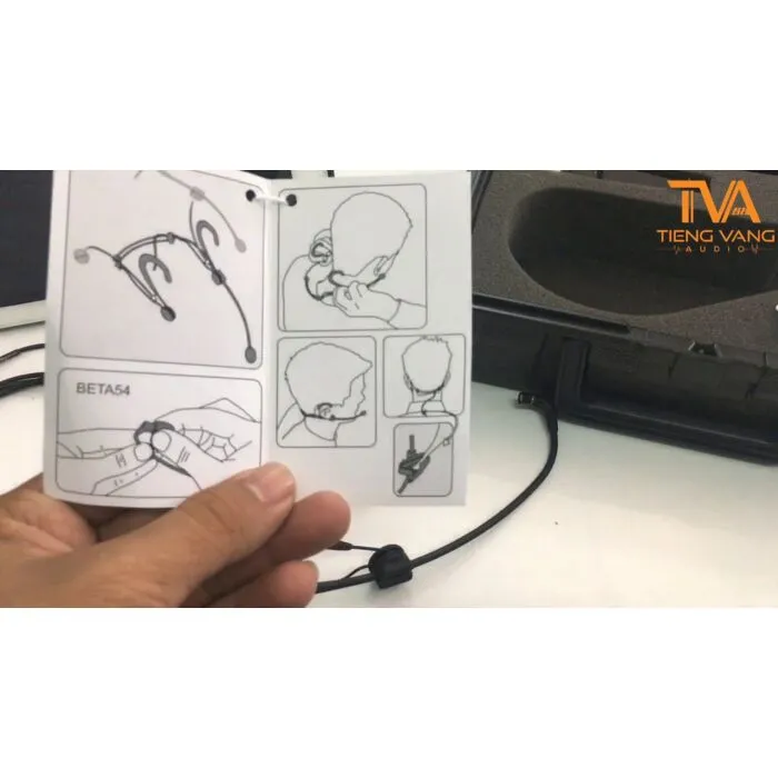 shure beta-54 bk com rpm626 headset | TeclaCenter Instrumentos Mu