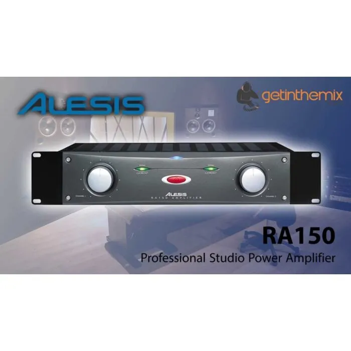 alesis kit par de monitor one mkii + amplificador ra150 - usado |