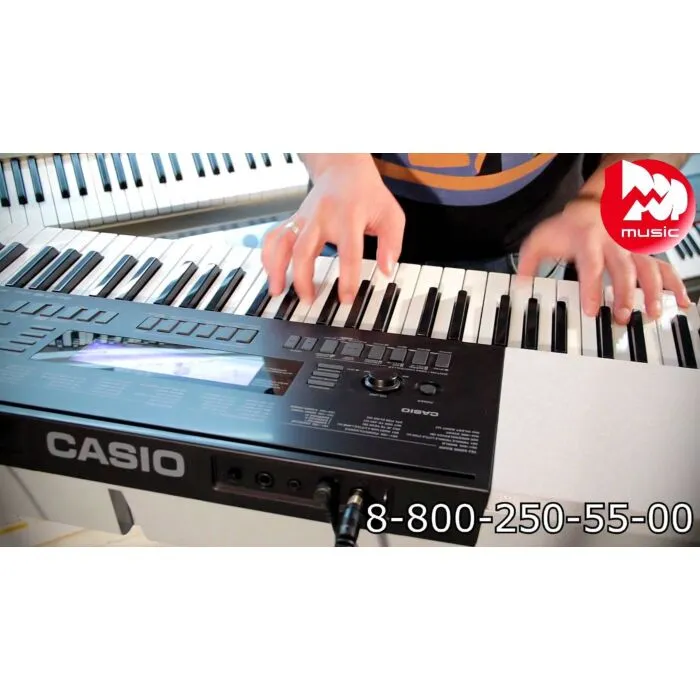Teclado Arranjador Casio WK-220 - 76 Teclas Sensíveis ao Toque |
