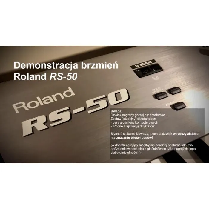 Teclado Sintetizador Roland RS-50 - Qualidade e Versatilidade em