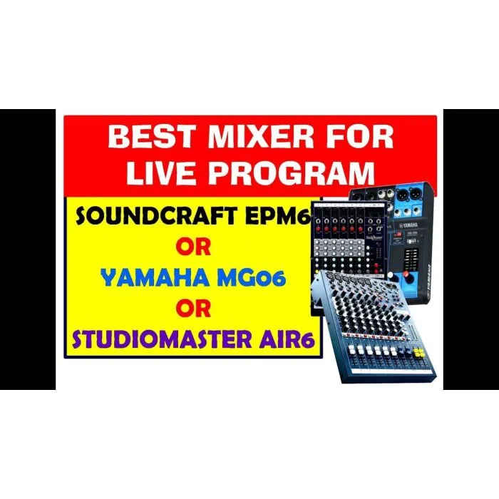 soundcraft epm-6 mixer | TeclaCenter Instrumentos Musicais