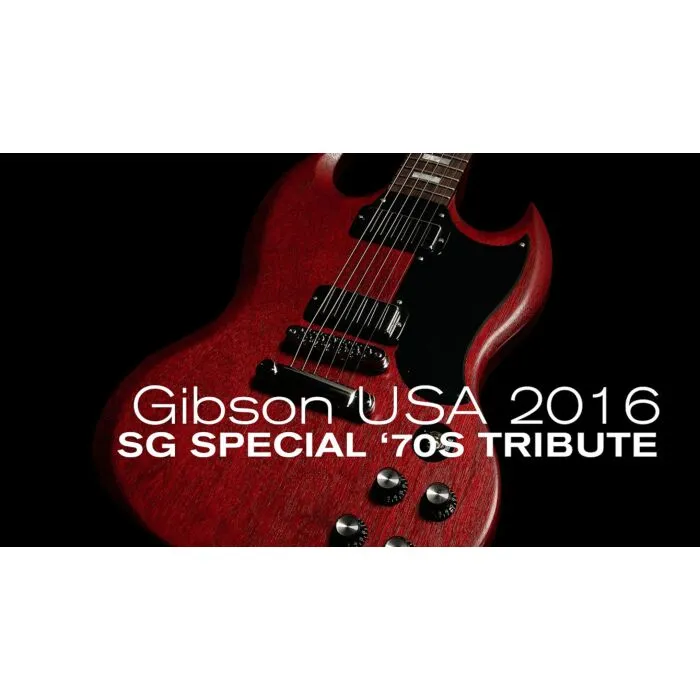 Gibson SG Special 70s Guitarra Modelo SG para Instrumentos Musica