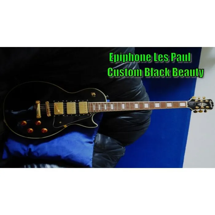 epiphone les paul custom black beauty guitarra | TeclaCenter Inst