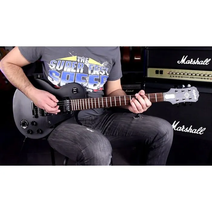 ギター GOTH Les Paul Studio Epiphone Guitarra Epiphone Les Paul Studio Gothic - Guitarra