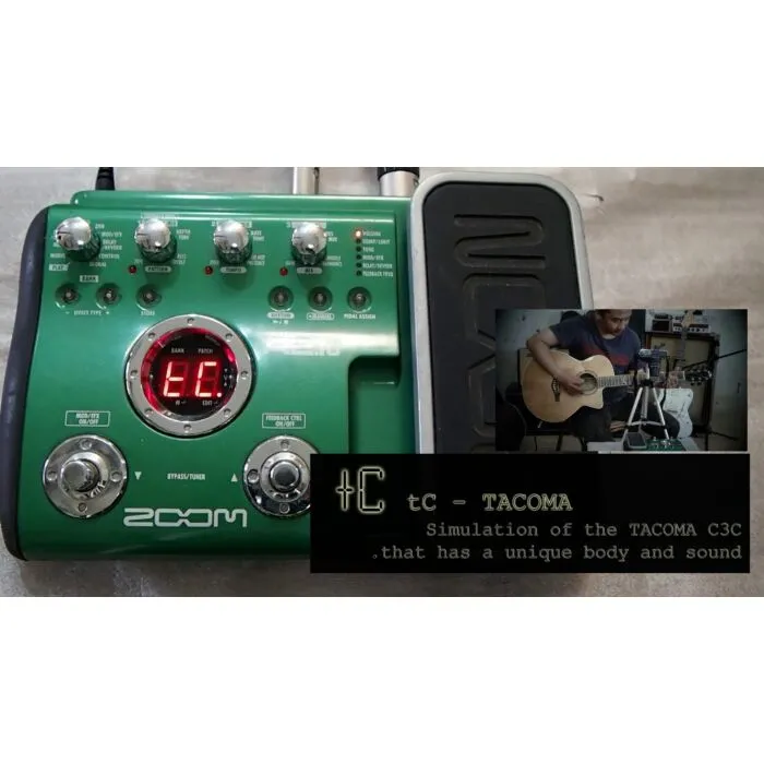 zoom a2.1u pedaleira de violão | TeclaCenter Instrumentos Musicai