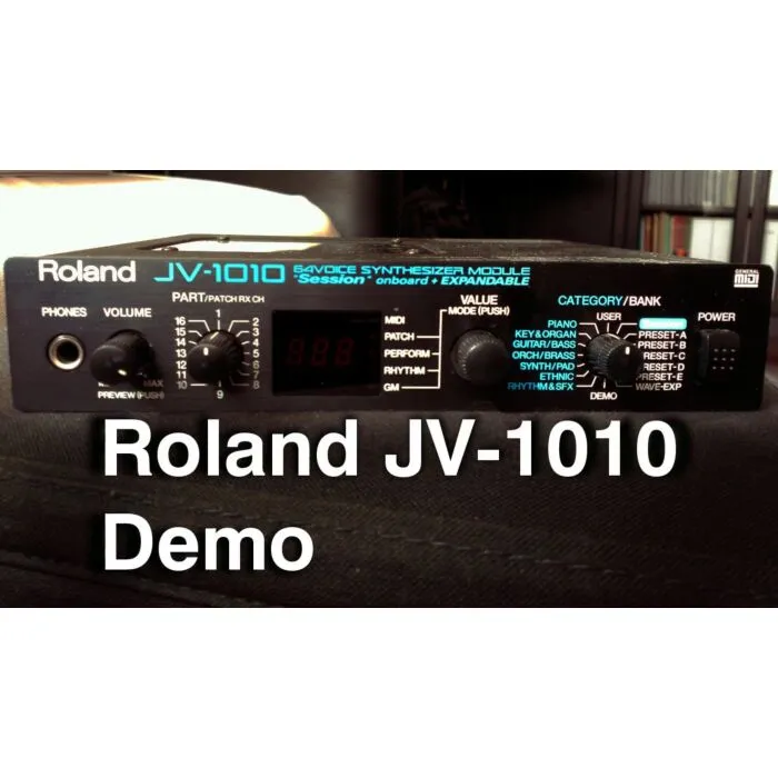 Módulo de sons Roland JV-1010: qualidade e versatilidade em um só