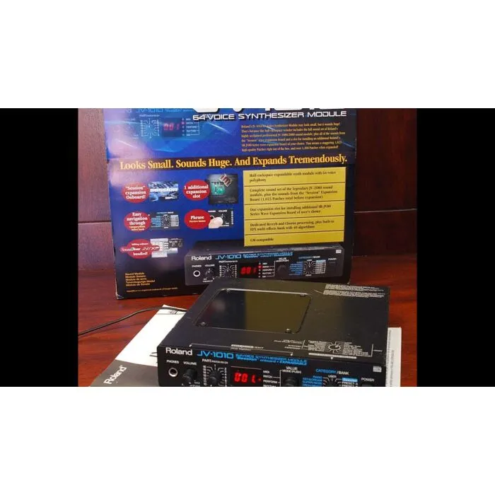 Módulo de sons Roland JV-1010: qualidade e versatilidade em um só