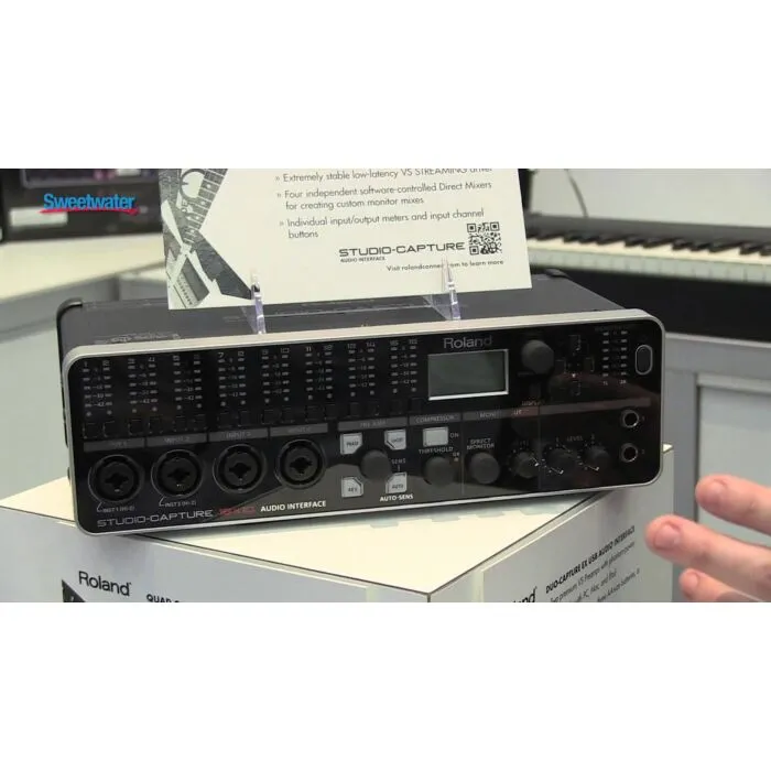 Interface de áudio USB Roland Studio-Capture 16x10 | TeclaCenter