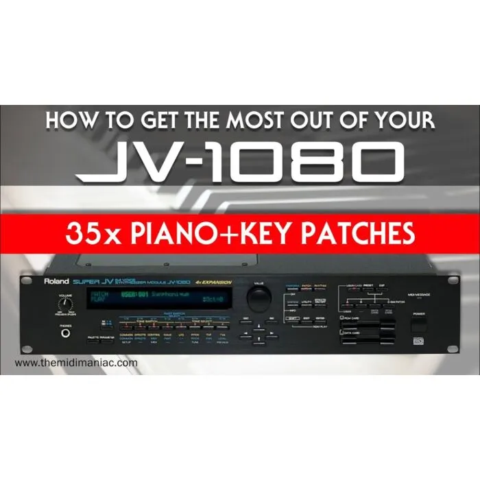 Módulo de sons Roland JV-1080: qualidade e versatilidade em um só