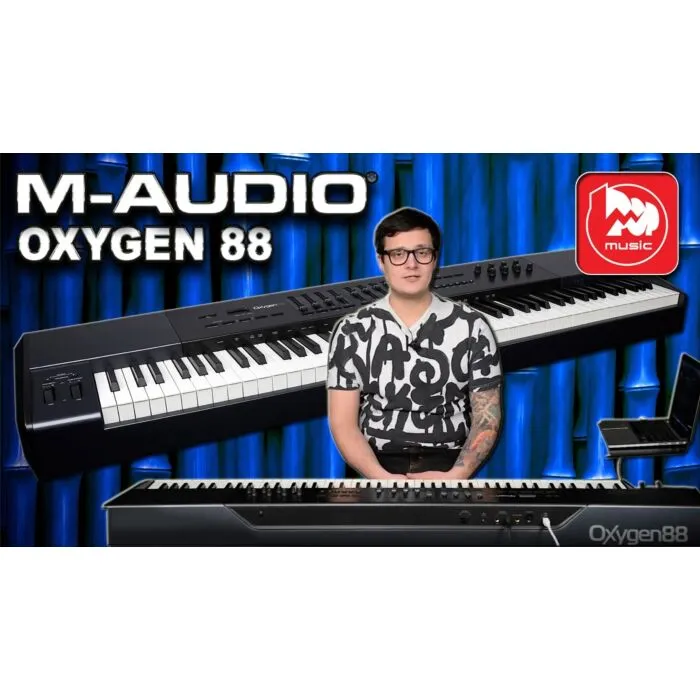 m-audio oxygen 88 controlador | TeclaCenter Instrumentos Musicais