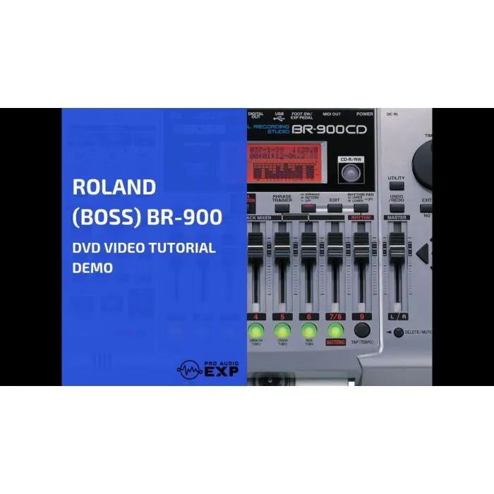 Gravador Roland Boss BR-900CD com recursos avançados | TeclaCente