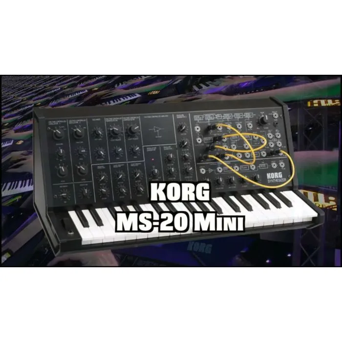 korg ms-20 mini sintetizador | TeclaCenter Instrumentos Musicais