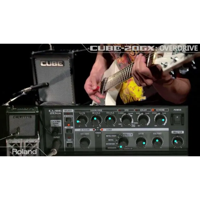 roland cube-20gx amplificador | TeclaCenter Instrumentos