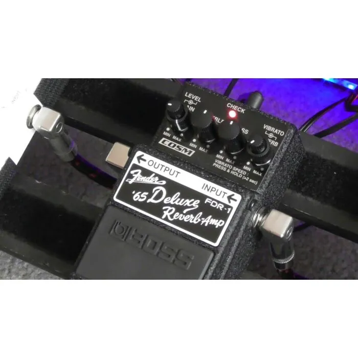 ギター BOSS FDR-1 Deluxe Reverb roland boss fdr-1 fender deluxe pedal - preto | TeclaCenter