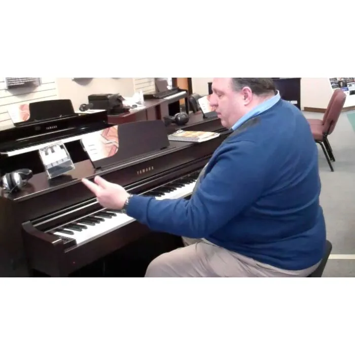 Yamaha Clavinova CLP-535 BW Piano Digital de 88 Teclas Armário -