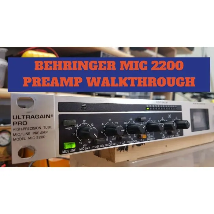 behringer ultragain pro mic2200 pré | TeclaCenter Instrumentos Mu